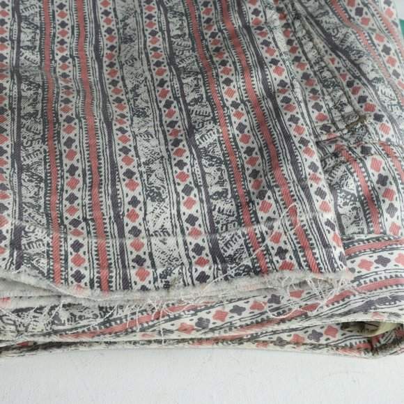 Free People Pants Size Women's 29 Gray Pink Cream - Picture 7 of 9